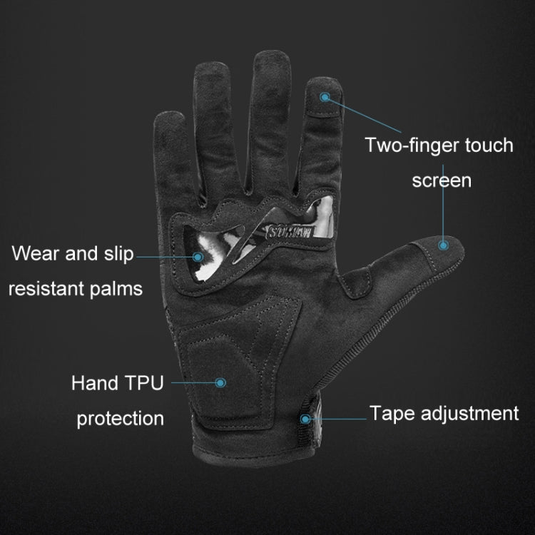 SOMAN Motorcycle Riding Anti-fall Breathable Anti-slip Carbon Fiber Gloves, Size: XXL(Black) - free shipping - PMC TechLife - Order now!