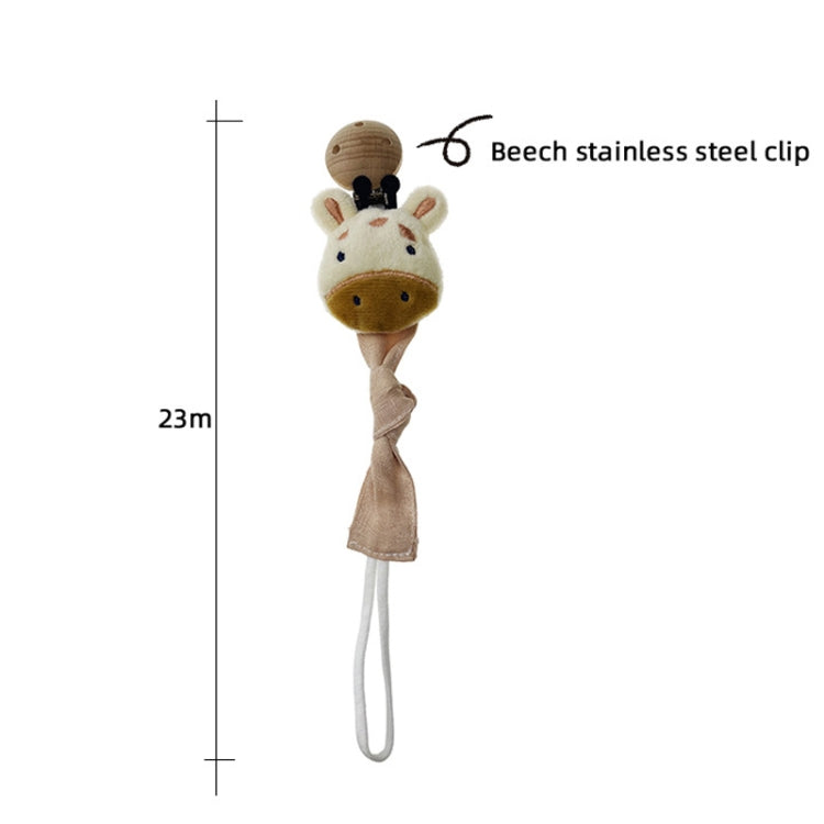 Animal Head Pacifier Chain Newborn Pacifier Clip, Style: Gray Star - Cups & Silicone Nipple by PMC TechLife | Online Shopping South Africa | PMC TechLife | Buy Now Pay Later Mobicred