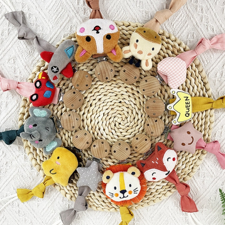 Animal Head Pacifier Chain Newborn Pacifier Clip, Style: Lion - Cups & Silicone Nipple by PMC TechLife | Online Shopping South Africa | PMC TechLife | Buy Now Pay Later Mobicred