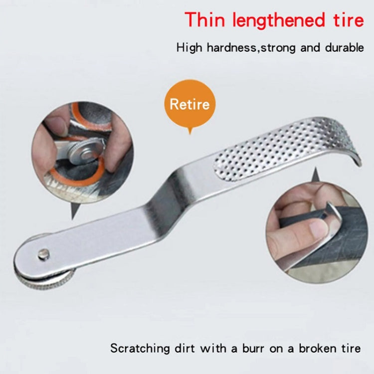 Bicycle File Inner Tube Repair Tool Universal for Electric Vehicles Motorcycles(Silver) - Maintenance tools by PMc TechLife | Online Shopping South Africa | PMc TechLife | Buy Now Pay Later Mobicred