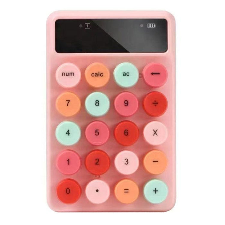 Q3 2.4G Mini Wireless Office Digital Keyboard Cash Register Financial Accounting Password Keypad(Pink) - Mini Keyboard by PMC Jewellery | Online Shopping South Africa | PMC Jewellery | Buy Now Pay Later Mobicred