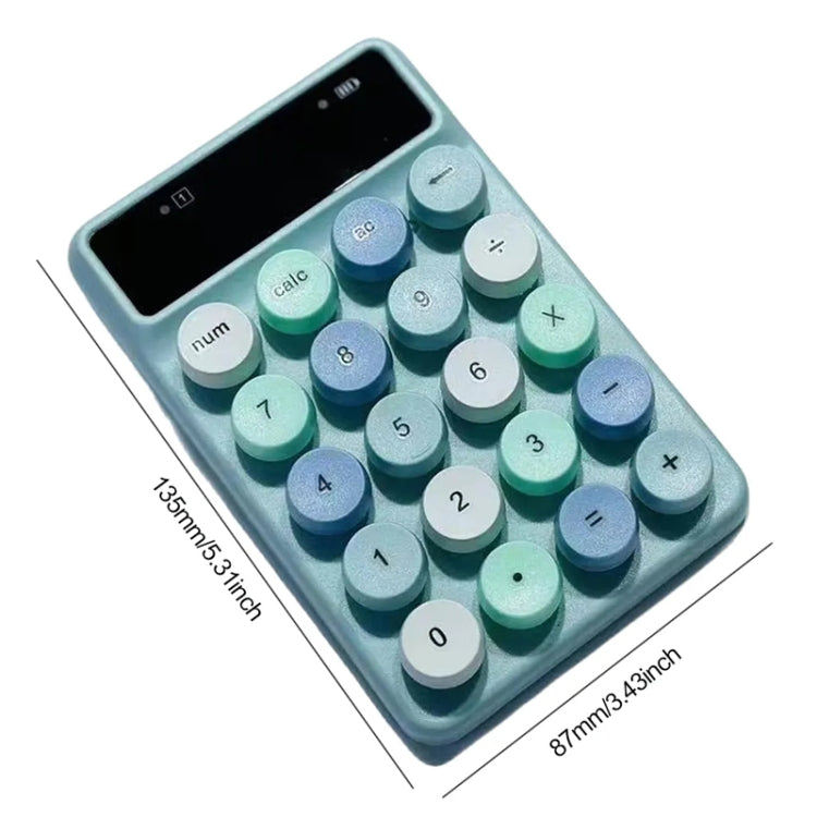 Q3 2.4G Mini Wireless Office Digital Keyboard Cash Register Financial Accounting Password Keypad(Pink) - Mini Keyboard by PMC Jewellery | Online Shopping South Africa | PMC Jewellery | Buy Now Pay Later Mobicred
