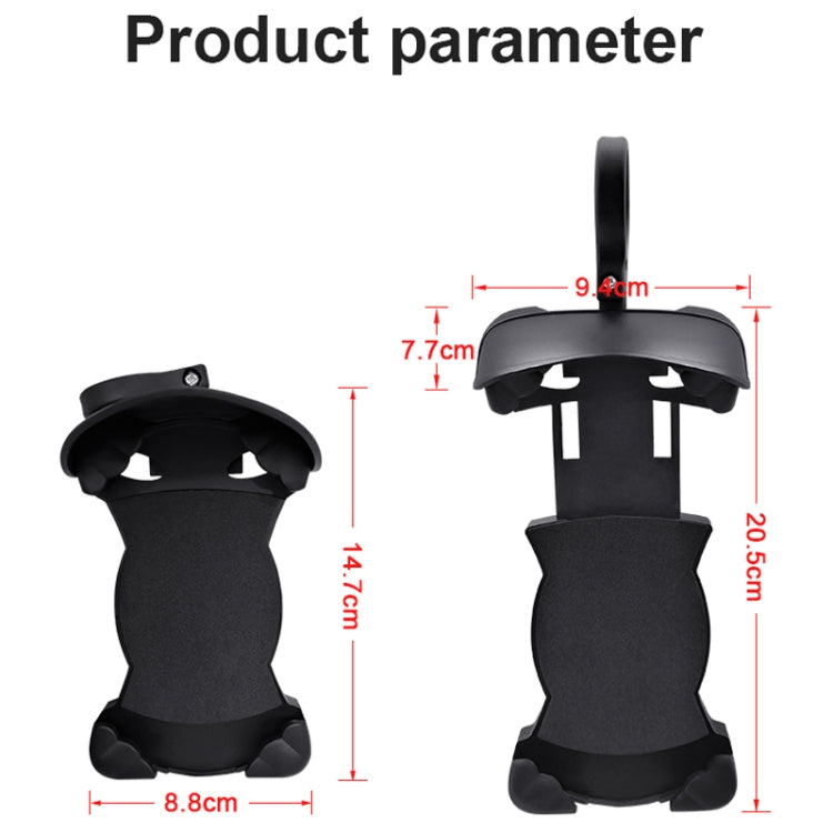 Motorcycle Sunshade Rainproof Mobile Phone Holder, Shape: Charging Handlebar Holder 5V-2A - Holder by PMC TechLife | Online Shopping South Africa | PMC TechLife | Buy Now Pay Later Mobicred