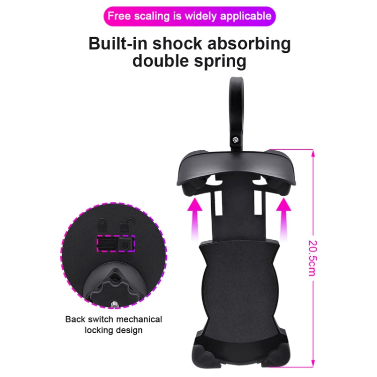 Motorcycle Sunshade Rainproof Mobile Phone Holder, Shape: Charging Mirror Holder 5V-3.1A - Holder by PMC TechLife | Online Shopping South Africa | PMC TechLife | Buy Now Pay Later Mobicred