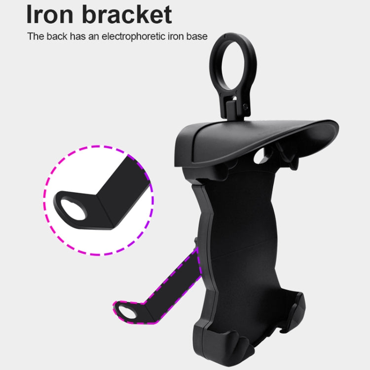 Motorcycle Sunshade Rainproof Mobile Phone Holder, Shape: Handlebar Holder No Charge - Holder by PMC TechLife | Online Shopping South Africa | PMC TechLife | Buy Now Pay Later Mobicred