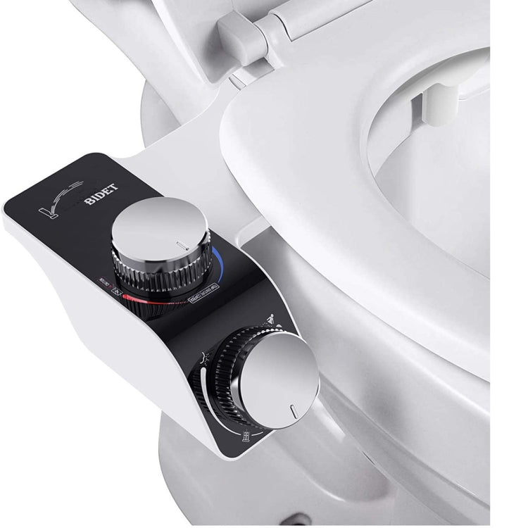 Bidet Toilet Seat Attachment With Hot & Cold Double Nozzle Personal Hygiene 3/8 For Europe - Toilet Accessories by PMC TechLife | Online Shopping South Africa | PMC TechLife