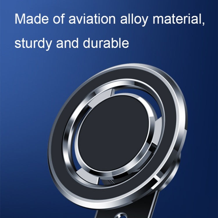 720 Degree Rotating Air Outlet Car Phone Holder Universal Magnetic Navigation Bracket(Silver) - Car Holders by PMC TechLife | Online Shopping South Africa | PMC TechLife | Buy Now Pay Later Mobicred