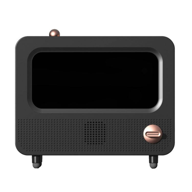 USB White Noise Simulation Flame Fire Furnace Aromatherapy Machine Indoor Large Spray Measurement Humidifier(Black) - free shipping - PMC TechLife - Order now!