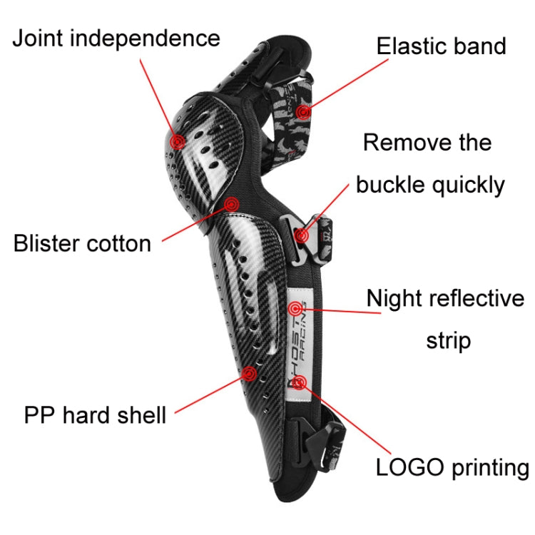 GHOST RACING Motorcycle Protective Gear Off-road Racing Knee Pads Elbow Pads(For Winter) - free shipping - PMC TechLife - Order now!