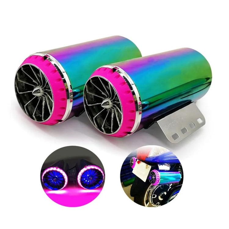 12V Motorcycle Subwoofer Color-Coated Audio Exhaust Pipe Simulator - Others by PMC TechLife | Online Shopping South Africa | PMC TechLife | Buy Now Pay Later Mobicred