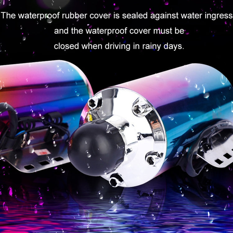 12V Motorcycle Subwoofer Color-Coated Audio Exhaust Pipe Simulator - Others by PMC TechLife | Online Shopping South Africa | PMC TechLife | Buy Now Pay Later Mobicred