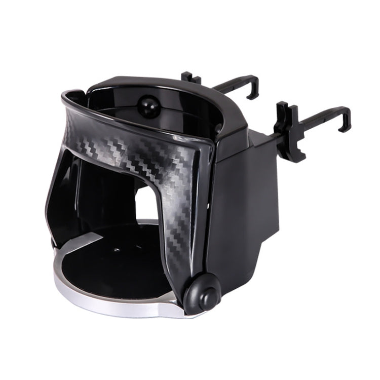 Car Water Cup Holder Multi-function Air Outlet Mobile Phone Holder Ashtray(Carbon Fiber Silver Edge) - Stowing Tidying by PMC TechLife | Online Shopping South Africa | PMC TechLife | Buy Now Pay Later Mobicred
