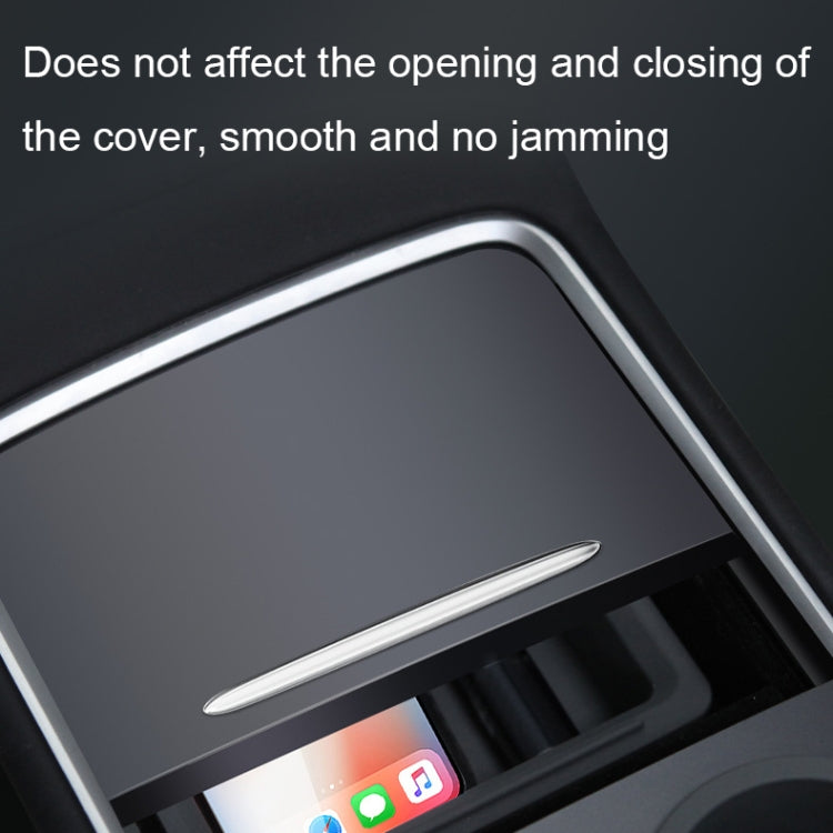 For Tesla Model 3 / Y Center Armrest Storage Box Car Modification Accessories Central Storage Box(Black) - Stowing Tidying by PMC TechLife | Online Shopping South Africa | PMC TechLife | Buy Now Pay Later Mobicred