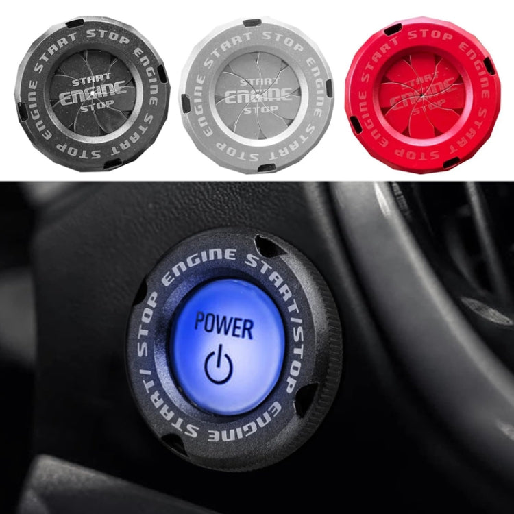 Car Motorcycle One-button Start Button Ignition Switch Rotating Protective Cover(Black) - free shipping - PMC TechLife - Order now!
