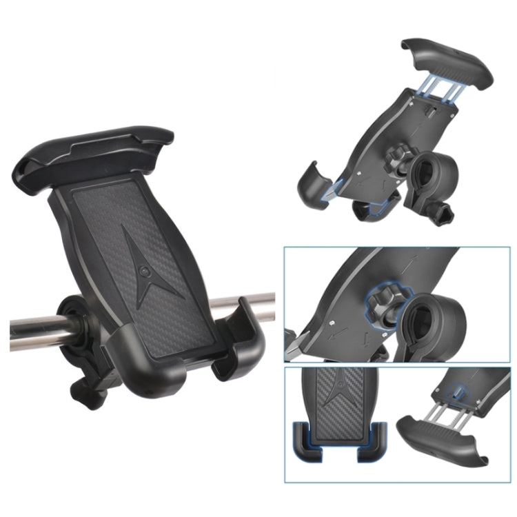 Bicycle Phone Holder 360 Degree Rotation Locking Cell Phone Clip(Black) - Holders by PMC TechLife | Online Shopping South Africa | PMC TechLife | Buy Now Pay Later Mobicred