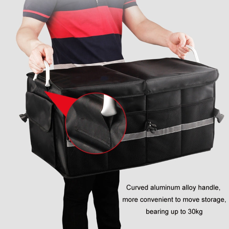 Car Trunk Storage Box Oxford Cloth Folding Organizer With Reflective Strips, Color: Large Gray - Stowing Tidying by PMC TechLife | Online Shopping South Africa | PMC TechLife | Buy Now Pay Later Mobicred