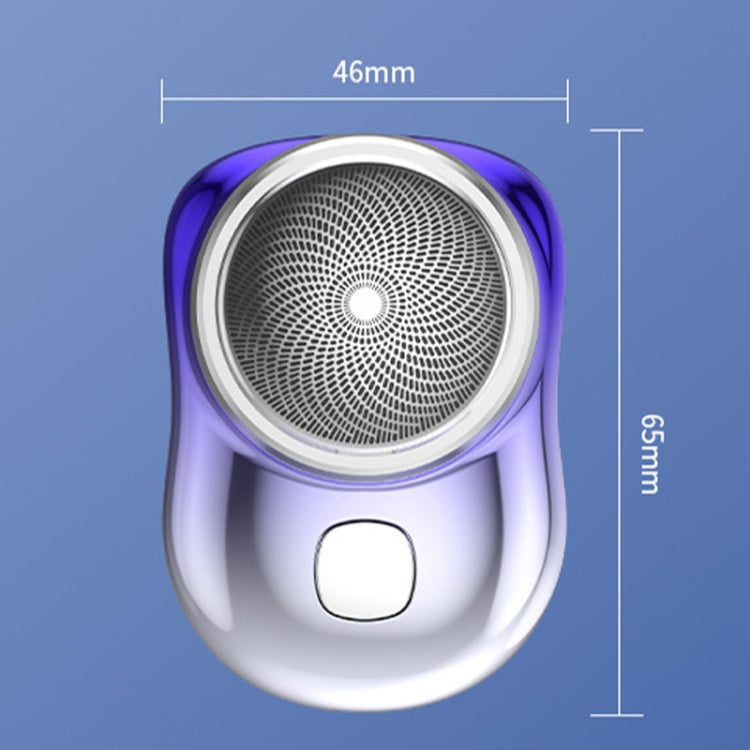 Three-Ring Knife Mesh Electric Men Shaver Travel Portable Mini Shaver, Color: Black - Electric Shavers by PMC TechLife | Online Shopping South Africa | PMC TechLife | Buy Now Pay Later Mobicred
