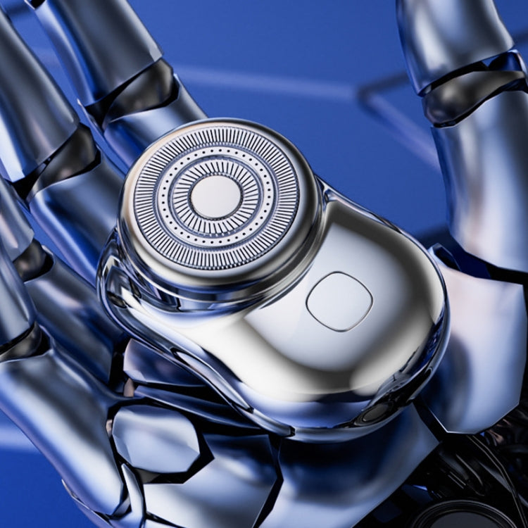 Three-Ring Knife Mesh Electric Men Shaver Travel Portable Mini Shaver, Color: Silver - Electric Shavers by PMC TechLife | Online Shopping South Africa | PMC TechLife | Buy Now Pay Later Mobicred