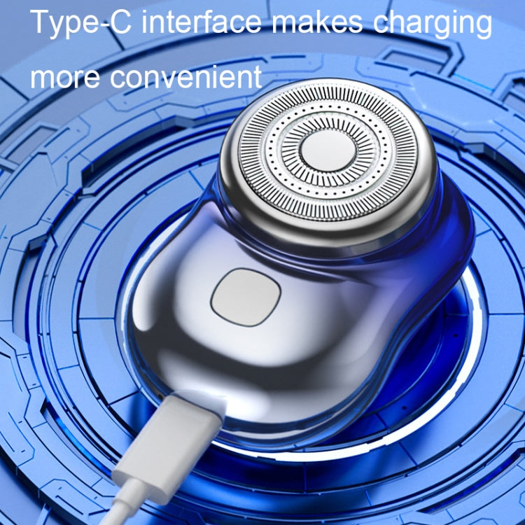 Three-Ring Knife Mesh Electric Men Shaver Travel Portable Mini Shaver, Color: Digital Display Green - Shavers & Accessories by PMC TechLife | Online Shopping South Africa | PMC TechLife | Buy Now Pay Later Mobicred