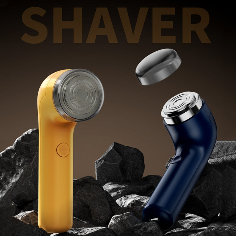 Rechargeable Travel Electric Shaver Portable Elbow Mini Floating Head Shaver(Blue) - Shavers & Accessories by PMC TechLife | Online Shopping South Africa | PMC TechLife | Buy Now Pay Later Mobicred