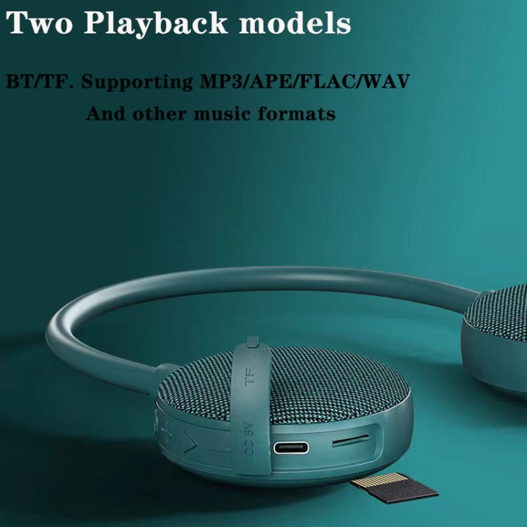 ROCKMIA  EBS-906 Neckband Bluetooth Speaker Waterproof Music Player Built-in Microphone(Grey) - free shipping - PMC Jewellery - Order now!