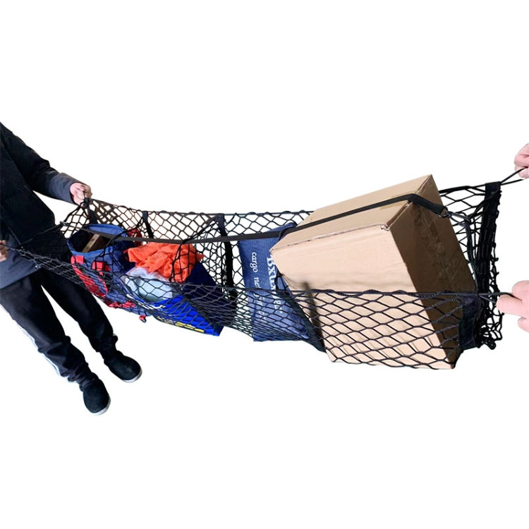 Pickup Truck Three-dimensional Net Bag Off-road Vehicle Trunk Luggage Net Bag, Size: 100x30cm(Three Pocket) - Stowing Tidying by PMC TechLife | Online Shopping South Africa | PMC TechLife | Buy Now Pay Later Mobicred