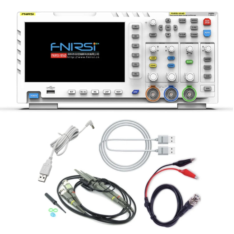FNIRSI 2 In 1 Dual-Channel 100M Bandwidth Digital Oscilloscope 1GS Sampling Signal Generator, EU Plug 1014D - free shipping - PMC Jewellery - Order now!