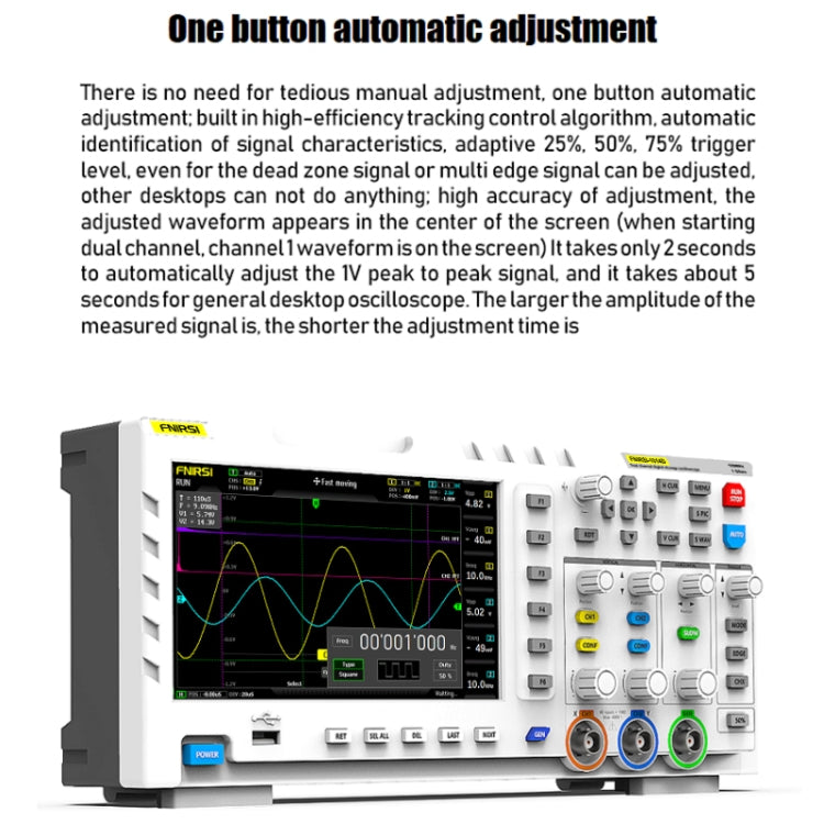 FNIRSI 2 In 1 Dual-Channel 100M Bandwidth Digital Oscilloscope 1GS Sampling Signal Generator, EU Plug 1014D - free shipping - PMC Jewellery - Order now!