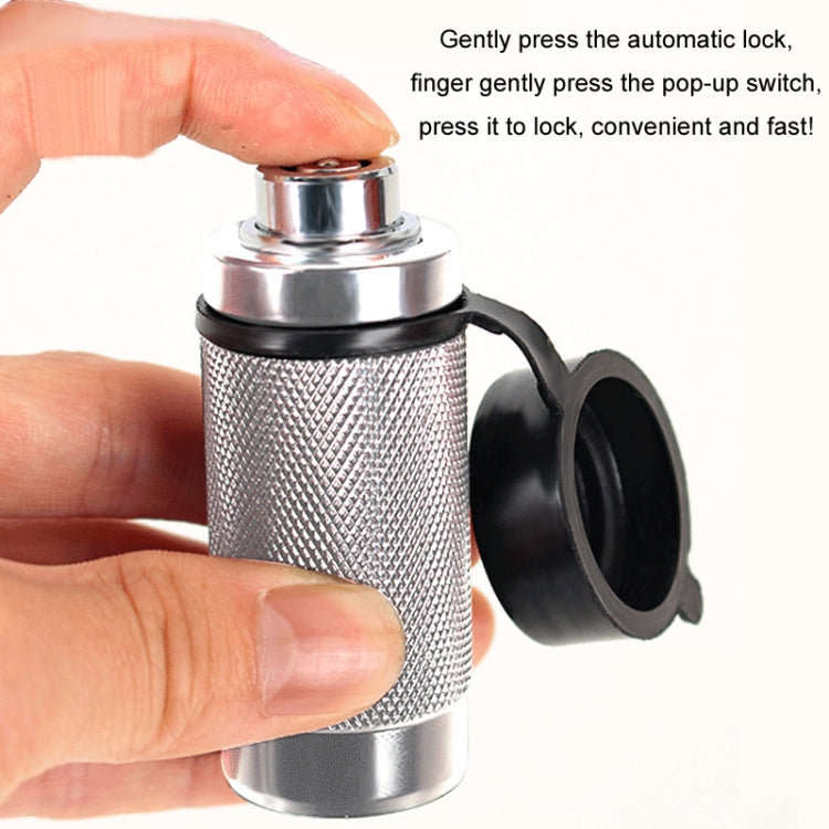 Car Latch Lock Trailer Tow Hook Anti-theft Padlock(Bending Silver) - free shipping - PMC TechLife - Order now!