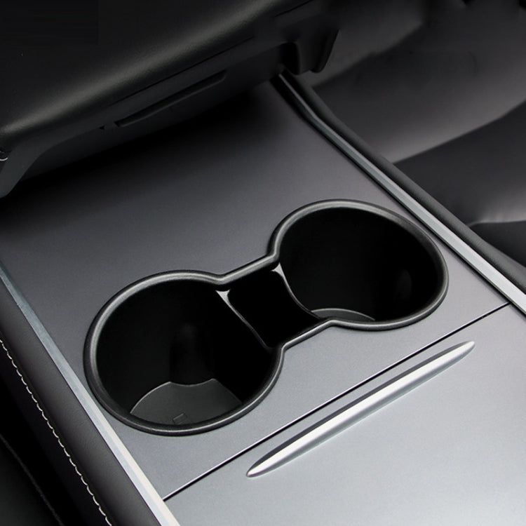 For Tesla Model 3/Y Central Control Instrument Panel Water Cup Limiter Water Cup Holder(Black) - Stowing Tidying by PMC TechLife | Online Shopping South Africa | PMC TechLife | Buy Now Pay Later Mobicred