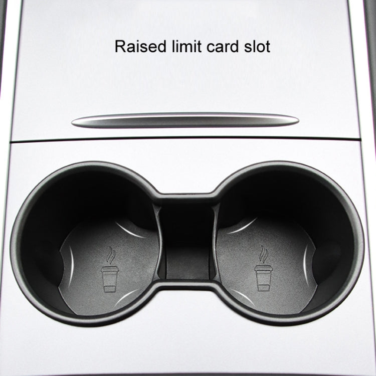 For Tesla Model 3/Y Central Control Instrument Panel Water Cup Limiter Water Cup Holder(Black) - Stowing Tidying by PMC TechLife | Online Shopping South Africa | PMC TechLife | Buy Now Pay Later Mobicred