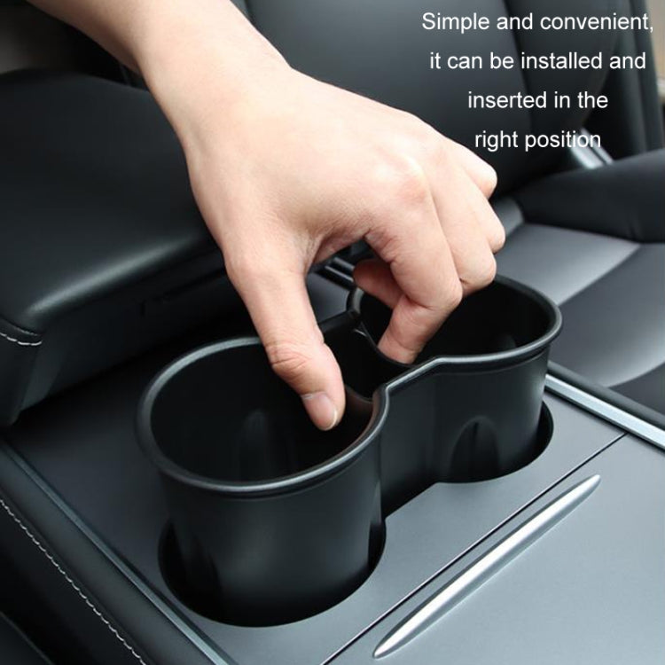 For Tesla Model 3/Y Central Control Instrument Panel Water Cup Limiter Water Cup Holder(Black) - Stowing Tidying by PMC TechLife | Online Shopping South Africa | PMC TechLife | Buy Now Pay Later Mobicred