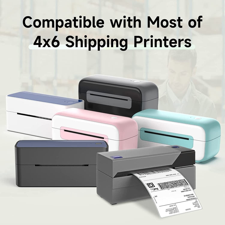 500sheets 4��6 Inch Stickers Thermal Label Paper For Phomemo PM-246S / PM-241BT / D520BT, Style: Roll Paper White - Printer Accessories by PMC TechLife | Online Shopping South Africa | PMC TechLife | Buy Now Pay Later Mobicred