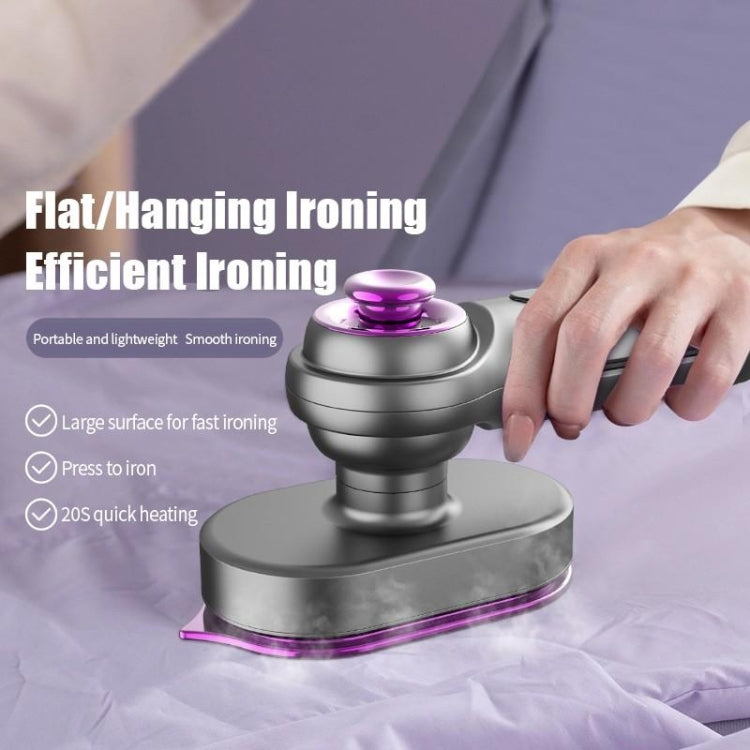 30W Mini Steamer Rotary Folding Iron Insulation Anti-Scald Garment EU Plug(Grey) - free shipping - PMC TechLife - Order now!