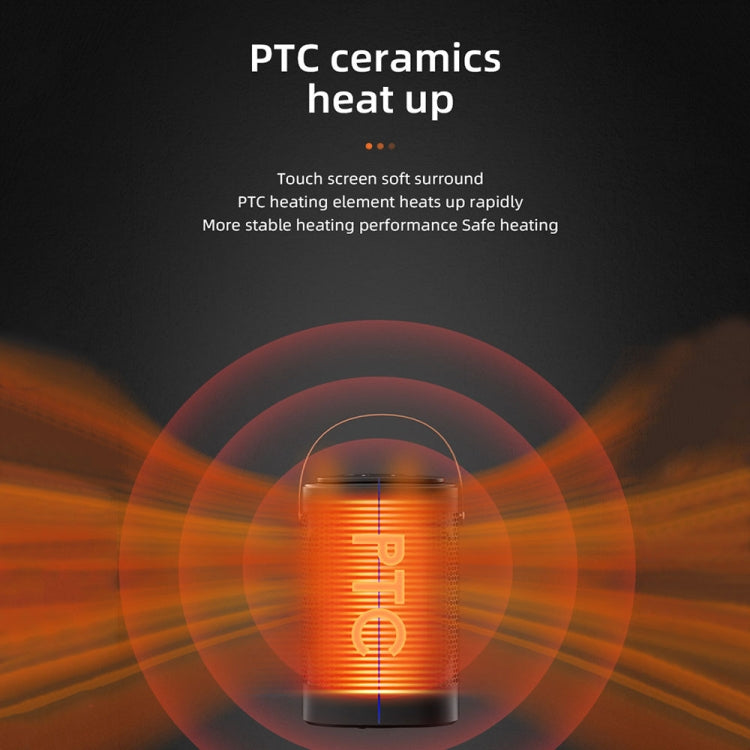 Remote Control Touch Screen Household Desktop PTC Instant Heating Heater, Style: EU Plug(Electronic Model) - Electric Heaters by PMC TechLife | Online Shopping South Africa | PMC TechLife | Buy Now Pay Later Mobicred