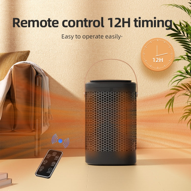 Remote Control Touch Screen Household Desktop PTC Instant Heating Heater, Style: EU Plug(Electronic Model) - Electric Heaters by PMC TechLife | Online Shopping South Africa | PMC TechLife | Buy Now Pay Later Mobicred
