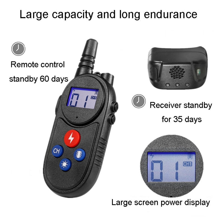 1000m Remote Control Intercom Dog Trainer Electric Shock Vibration Stop Barker(Yellow) - free shipping - PMC TechLife - Order now!