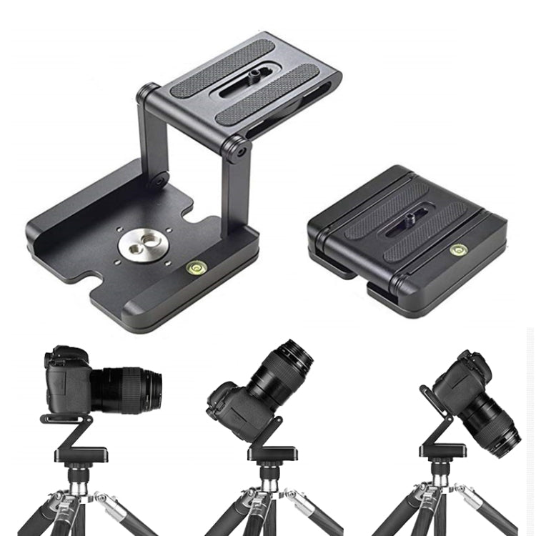 Folding Z Type Tilt Pan Tripod Head Ball Head Quick Release Plate Stand for DSLR Camera - Tripod Heads by PMC TechLife | Online Shopping South Africa | PMC TechLife | Buy Now Pay Later Mobicred