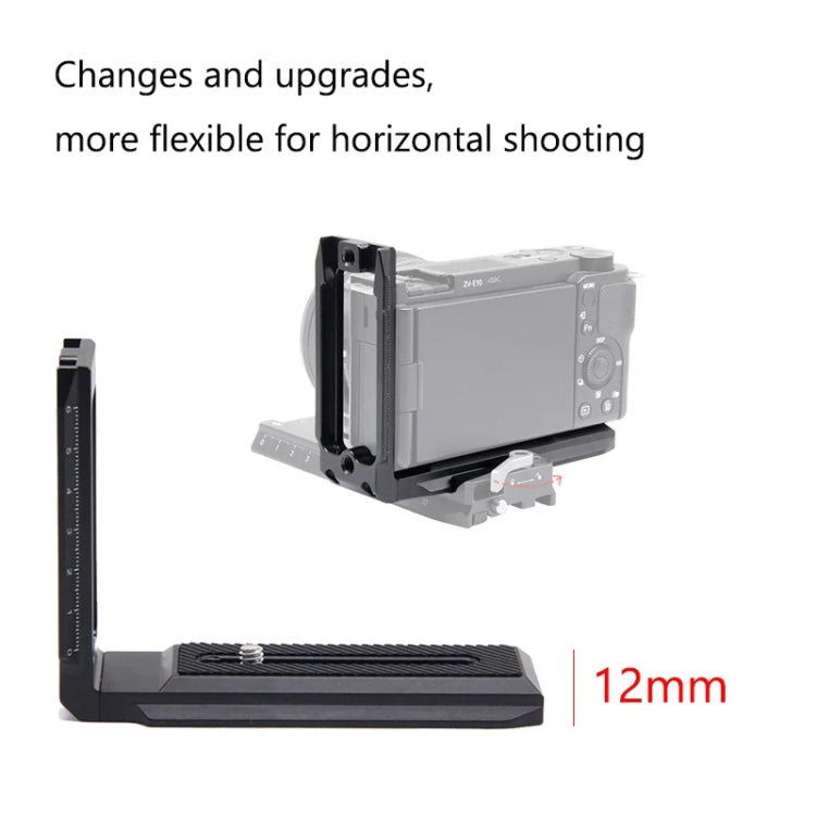 Universal Camera L Shape Bracket Quick Release Plate for Camera RSC2 / RS3 Stabilizers, Spec: L-450 Black - L-Bracket by PMC TechLife | Online Shopping South Africa | PMC TechLife | Buy Now Pay Later Mobicred