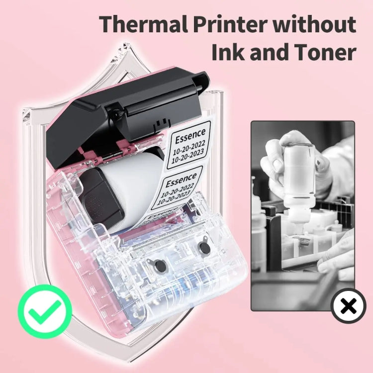 Phomemo M221 Thermal Wireless Label Printer Barcode Bluetooth Label Maker(Pink) - free shipping - PMC TechLife - Order now!