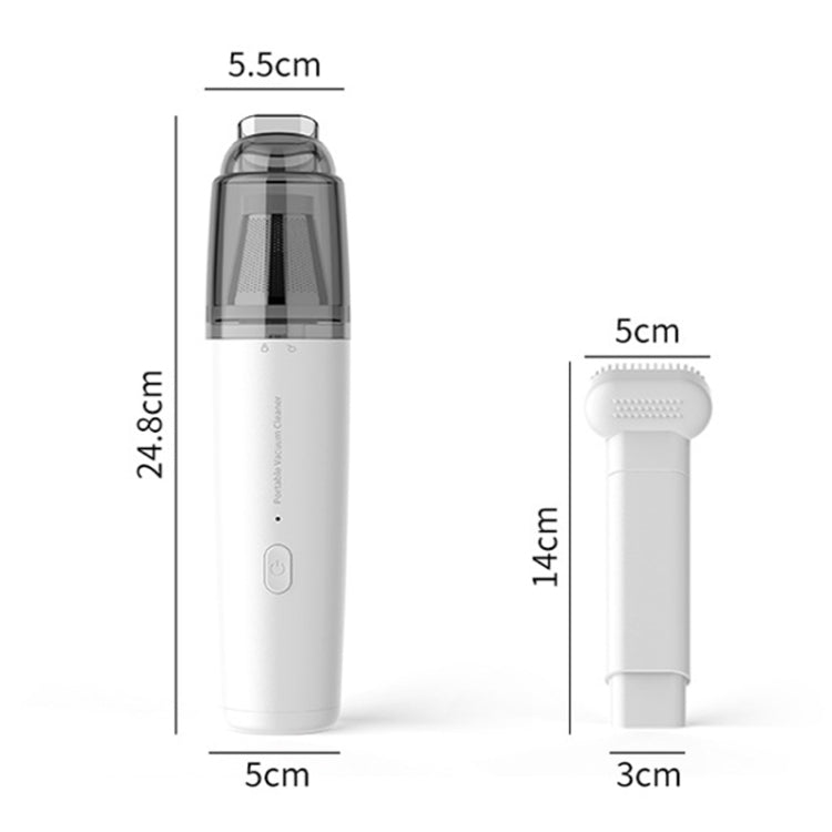 Mini Portable Detachable Wireless Handheld Powerful Car Vacuum Cleaner, Style: Plastic Filter (Black) - Vacuum Cleaner by PMC TechLife | Online Shopping South Africa | PMC TechLife | Buy Now Pay Later Mobicred