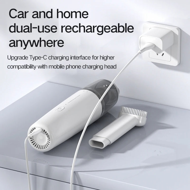 Mini Portable Detachable Wireless Handheld Powerful Car Vacuum Cleaner, Style: Plastic Filter (Black) - Vacuum Cleaner by PMC TechLife | Online Shopping South Africa | PMC TechLife | Buy Now Pay Later Mobicred