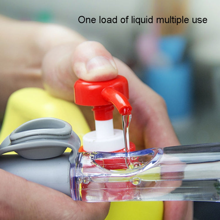 Kitchen Long Handle Automatic Liquid Filling Non-Stick Pan Scrubber Brush Cleaning Brush, Style: Brush+Sponge - Cleaning Tools by PMc TechLife | Online Shopping South Africa | PMc TechLife | Buy Now Pay Later Mobicred