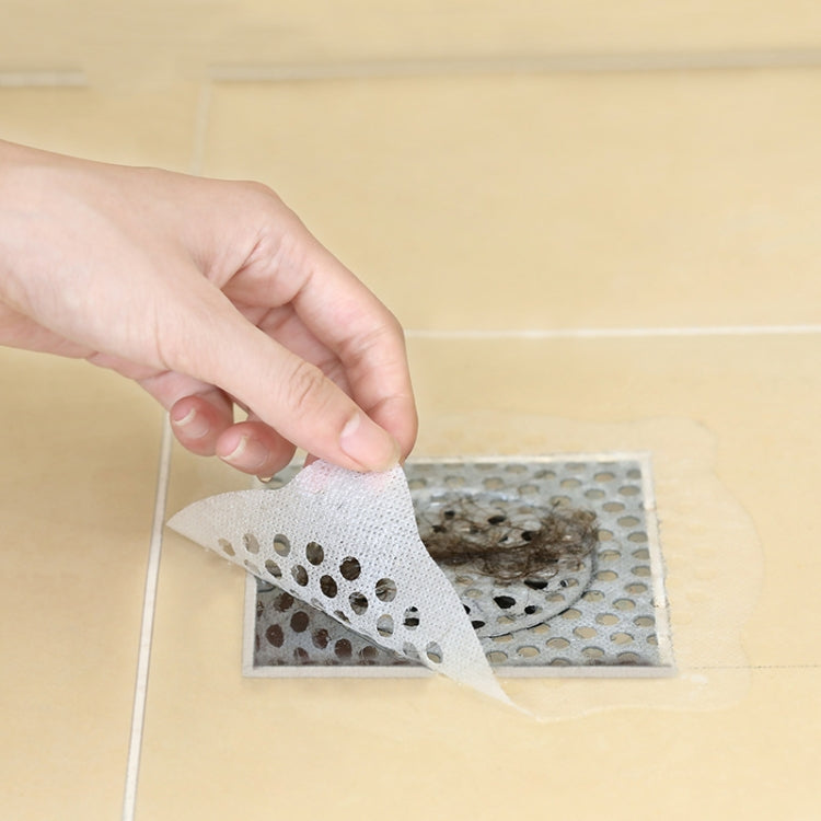 FASOLA 15pcs /Bag Sink Disposable Filter Sewer Mouth Non-woven Floor Drain Sticker, Spec: Large Hole - free shipping - PMc TechLife - Order now!