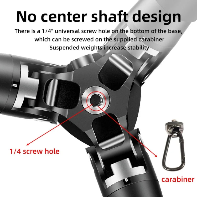 BEXIN RC254+LH-28 Carbon Fiber Portable Folding Tripod SLR Camera Low Gravity Center Gimbal Photography Bracket - free shipping - PMC TechLife - Order now!
