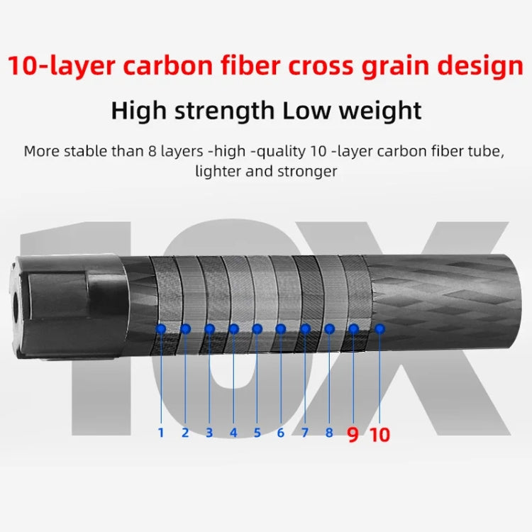 BEXIN RC254 Carbon Fiber Portable Folding Tripod SLR Camera Low Gravity Center Gimbal Photography Bracket - free shipping - PMC TechLife - Order now!