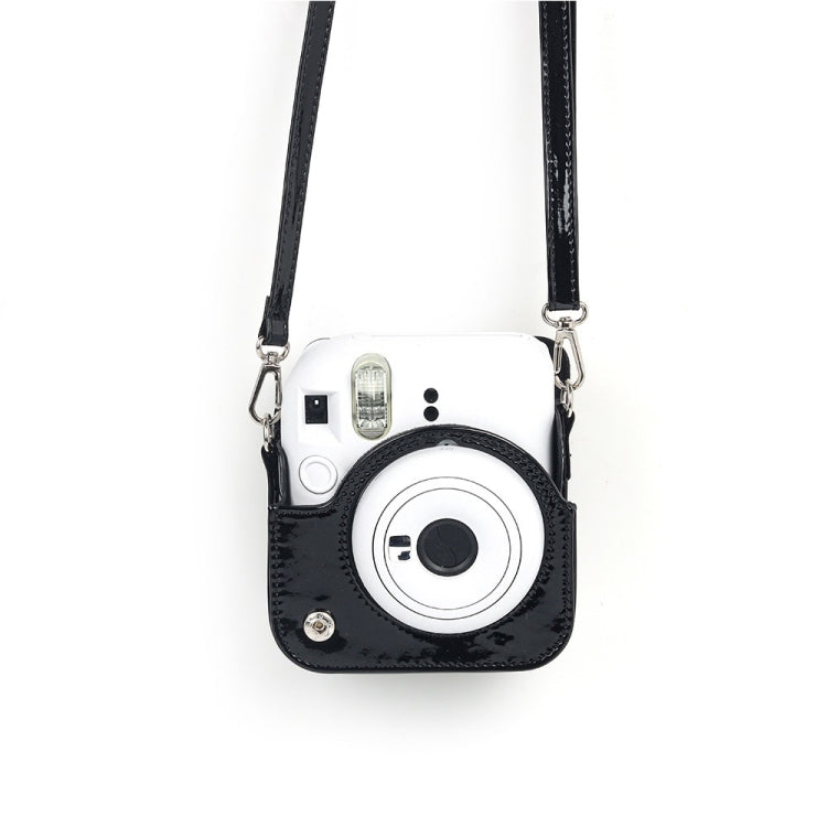For Polaroid/FUJIFILM Instax Mini12 Mirror Camera Protective Bag(Black) - Leather Bag by PMC TechLife | Online Shopping South Africa | PMC TechLife | Buy Now Pay Later Mobicred