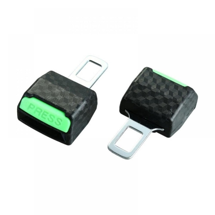 1pair Car Safety Belt Insert Head Limiter With Lock Tongue(Luminous Buckle) - Seat Belts & Padding by PMC TechLife | Online Shopping South Africa | PMC TechLife | Buy Now Pay Later Mobicred