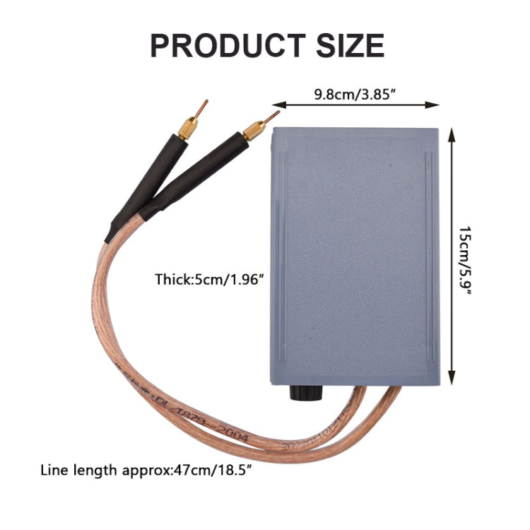 Portable 18650 Battery Spot Welder 5000W High Power Handheld Spot Welding Machine, Style: Footswitch Version EU Plug - Others by PMc TechLife | Online Shopping South Africa | PMc TechLife | Buy Now Pay Later Mobicred