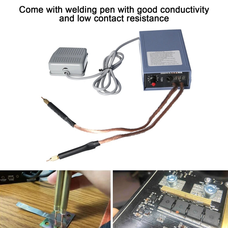 Portable 18650 Battery Spot Welder 5000W High Power Handheld Spot Welding Machine, Style: Footswitch Version US Plug - Others by PMc TechLife | Online Shopping South Africa | PMc TechLife | Buy Now Pay Later Mobicred